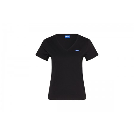 Hugo Boss Classic V Γυναικείο Κοντομάνικο T-Shirt Μαύρο