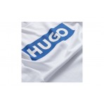 Hugo Boss Classic Crew B Μακρυμάνικη Μπλούζα Με Λαιμόκοψη Λευκή