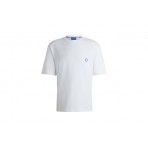 Hugo Boss Niley Ανδρικό Κοντομάνικο T-Shirt Λευκό