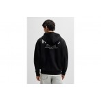 Hugo Nardimez With Logo Prints Ζακέτα Βαμβακερή Ανδρική (50520017 005)