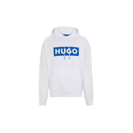Hugo Boss Nalves Unisex Φούτερ Με Κουκούλα Λευκό