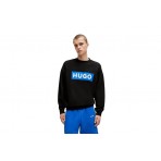 Hugo Boss Niero Ανδρική Μακρυμάνικη Μπλούζα Με Λαιμόκοψη Μαύρη