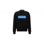 Hugo Boss Niero Ανδρική Μακρυμάνικη Μπλούζα Με Λαιμόκοψη Μαύρη