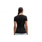 Hugo Easy Γυναικείο Κοντομάνικο T-Shirt Μαύρο