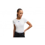 Hugo Easy Γυναικείο Κοντομάνικο T-Shirt Λευκό