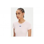 Hugo Easy Γυναικείο Κοντομάνικο T-Shirt Ροζ