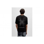 Hugo Nufrancos Ανδρικό Κοντομάνικο T-Shirt Μαύρο