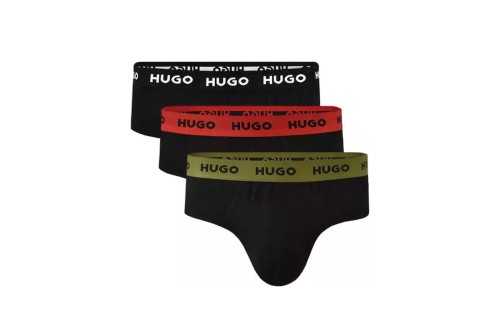 Hugo Hipbrief Εσώρουχο Σλιπ Ανδρικό 3-Τεμάχια (50532570 981)