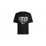 Hugo Nugocrea Ανδρικό Κοντομάνικο T-Shirt Μαύρο