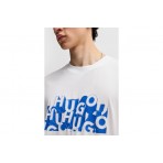 Hugo Nafralo Ανδρικό Κοντομάνικο T-Shirt Λευκό