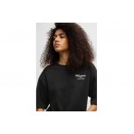 Hugo Oversized Tee Γυναικείο T-Shirt Μαύρο
