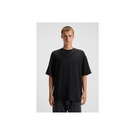 Hugo Nuwaffle Blue Logo T-Shirt Ανδρικό 