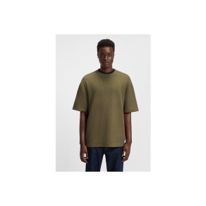 Hugo Nuwaffle Blue Logo T-Shirt Ανδρικό (50534434 345)