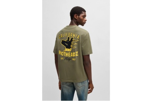Hugo Nagulop Graphic Print T-Shirt Ανδρικό (50542155 345)