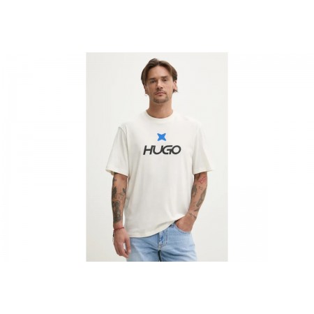 Hugo Newromi Logo Artwork T-Shirt Ανδρικό 