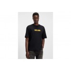 Hugo Nedix Ανδρικό Κοντομάνικο T-Shirt Μαύρο