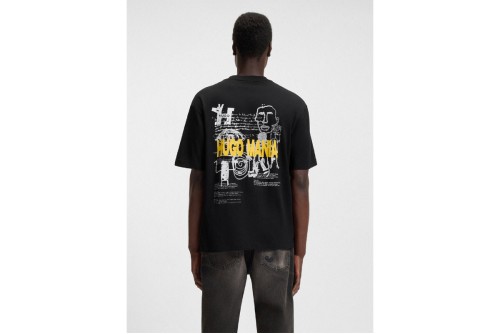 Hugo Nedix With Monogram Graphics T-Shirt Ανδρικό (50543483 001)