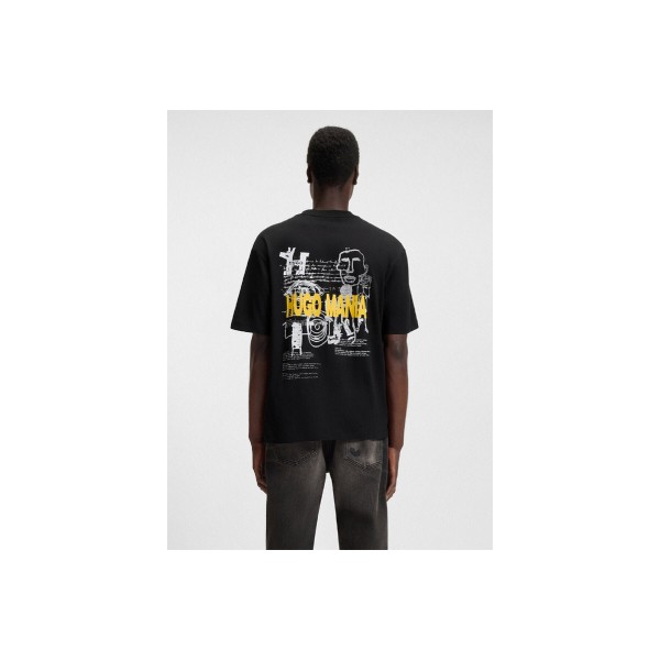 Hugo Nedix With Monogram Graphics T-Shirt Ανδρικό (50543483 001)