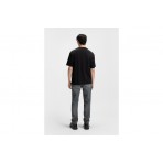 Hugo Nugix Ανδρικό Κοντομάνικο T-Shirt Μαύρο, Πράσινο