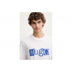 Hugo Nugix Ανδρικό Κοντομάνικο T-Shirt Λευκό, Ρουά