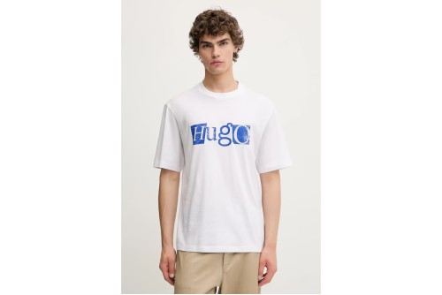 Hugo Nugix With Graphic Logo Print T-Shirt Ανδρικό (50543485 100)