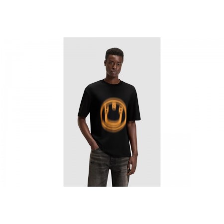 Hugo Nalax With Blurred Logo Print Ανδρικό Κοντομάνικο T-Shirt