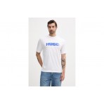 Hugo Nalax Ανδρικό Κοντομάνικο T-Shirt Λευκό, Ρουά