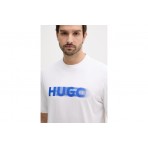 Hugo Nalax Ανδρικό Κοντομάνικο T-Shirt Λευκό, Ρουά