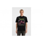 Hugo Nopix Music Inspired Artwork Ανδρικό Κοντομάνικο T-Shirt Μαύρο