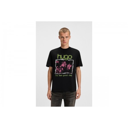 Hugo Nopix Music Inspired Artwork Ανδρικό Κοντομάνικο T-Shirt Μαύρο