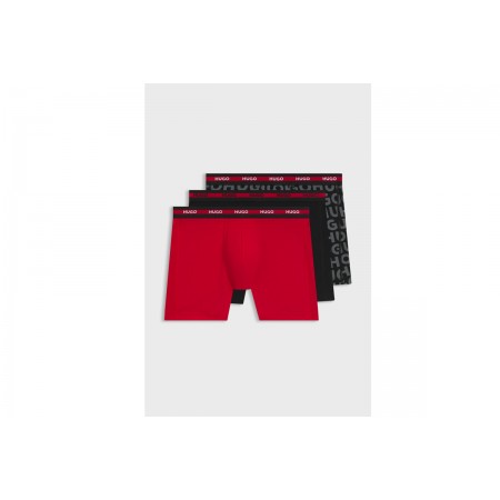 Hugo Boxerbr Tripl Planet Εσώρουχο Boxer Ανδρικό 3-Τεμάχια 