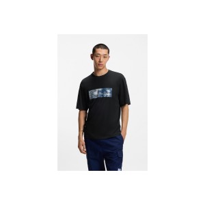 Hugo Napolux With Printed Artwork T-Shirt Ανδρικό (50546246 001)