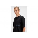 Hugo Nogoste With Ombre Logo Ανδρικό Κοντομάνικο T-Shirt Μαύρο