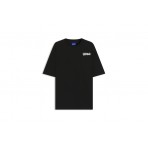 Hugo Nyrotee With Logo Prints Ανδρικό Κοντομάνικο T-Shirt Μαύρο