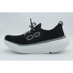 Oofos Oomy Stride Γυναικεία Παπούτσια Αποκατάστασης Μαύρα, Λευκά