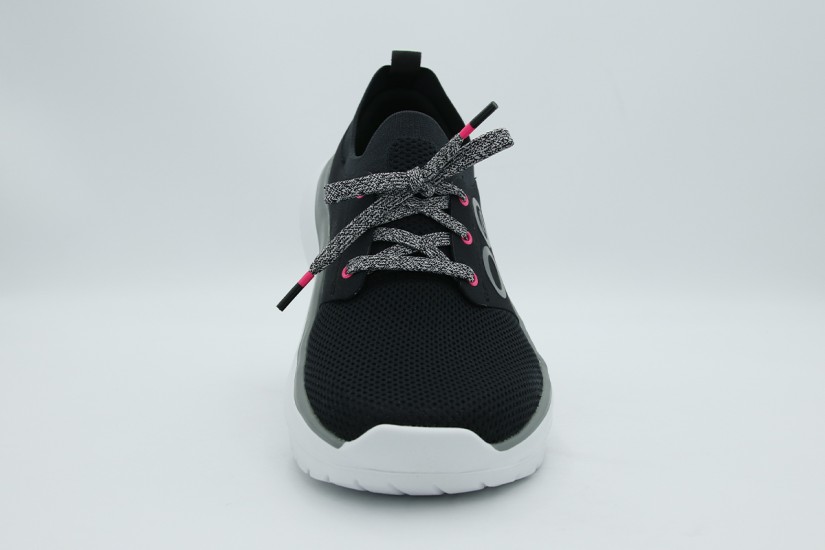 Oofos Oomy Stride Γυναικεία Παπούτσια Αποκατάστασης Μαύρα, Λευκά