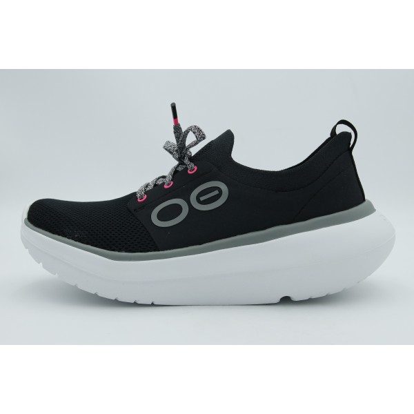 Oofos Oomy Stride Sneakers (5077 WHITE BLACK)