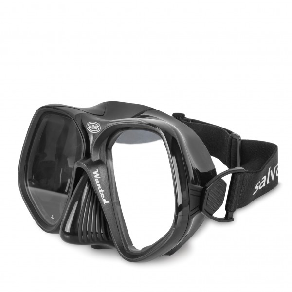 Escape Camping Μάσκα Θαλάσσης Salvas Wanted Black Softband (52203)