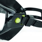 Escape Camping Μάσκα Θαλάσσης Salvas Heritage Black Silicone Band (52214)