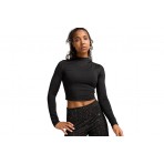 Puma Intergalactic Γυναικεία Μακρυμάνικη Crop Top Μπλούζα Μαύρη