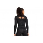 Puma Intergalactic Γυναικεία Μακρυμάνικη Crop Top Μπλούζα Μαύρη