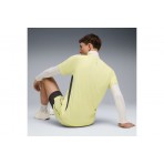 Puma Velocity Ανδρικό Κοντομάνικο T-Shirt Κίτρινο Φλούο 