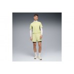 Puma Velocity Ανδρικό Κοντομάνικο T-Shirt Κίτρινο Φλούο 
