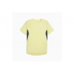 Puma Velocity Ανδρικό Κοντομάνικο T-Shirt Κίτρινο Φλούο 