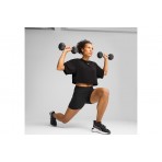 Puma Cloudspun Mesh Γυναικείο Κοντομάνικο T-Shirt Μαύρο
