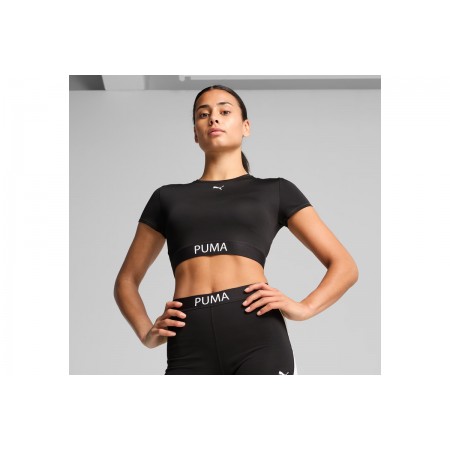Puma W Strong Crop Top Κοντομάνικο Γυναικείο 