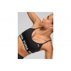 Puma Move Strong Γυναικείο Μπουστάκι Μαύρο, Λευκό