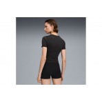 Puma Shape Baby Training Γυναικείο Κοντομάνικο T-Shirt Μαύρο