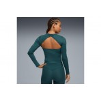 Puma Green Terrains Crop Top Μακρυμάνικο Γυναικείο (527490 75)