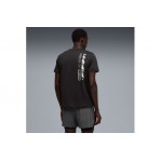 Puma Nitro Illustration Graphic Ανδρικό Κοντομάνικο T-Shirt Μαύρο